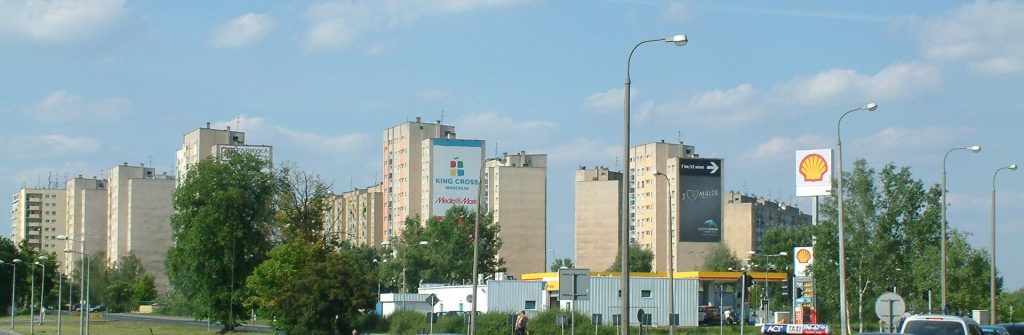 widok na osiedle Dębina
