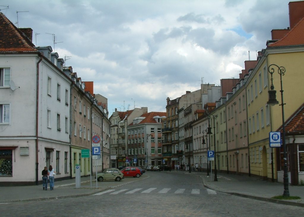 widok na ulicę Chwaliszewo