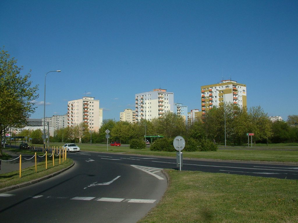 widok na osiedle na Górczynie
